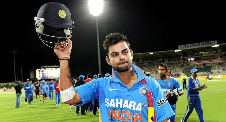 Virat Kohli after his 133* (86) against Sri Lanka in 2012