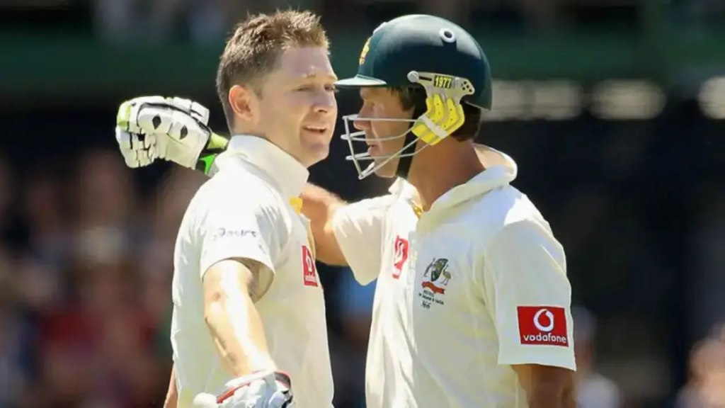 Ricky Ponting & Michael Clarke put on 386 against India