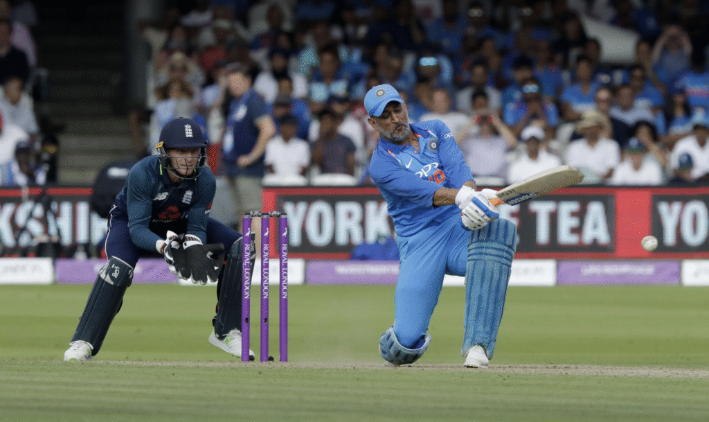 Dhoni struggled to get going later in his career