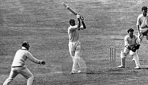 Duleepsinhji in action vs Australia in the 3rd Test