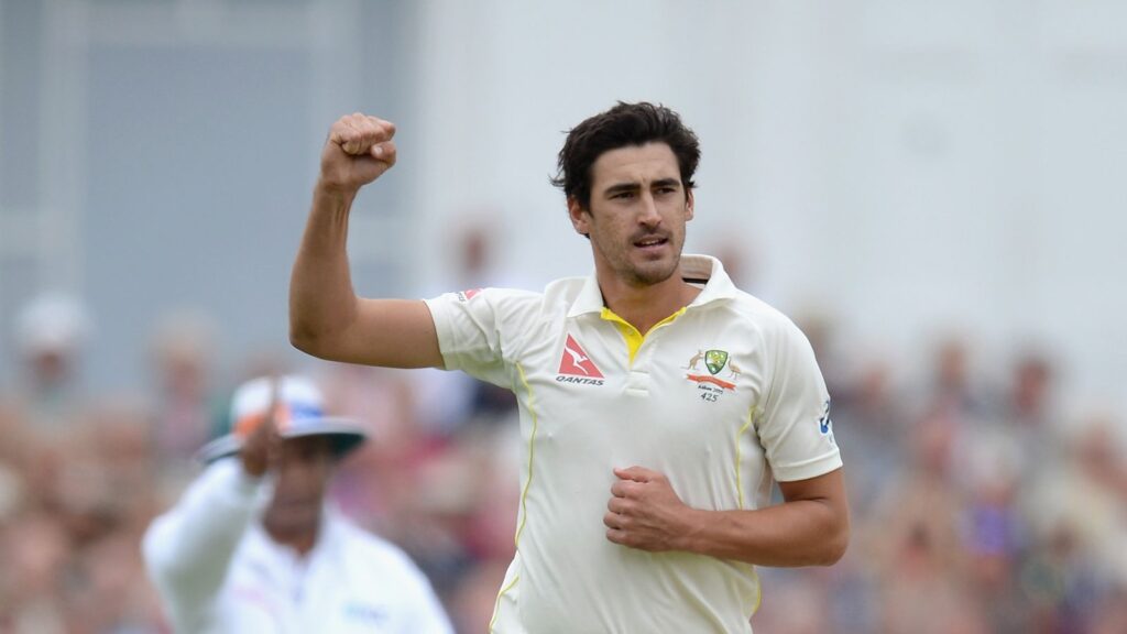 Mitch Starc at it